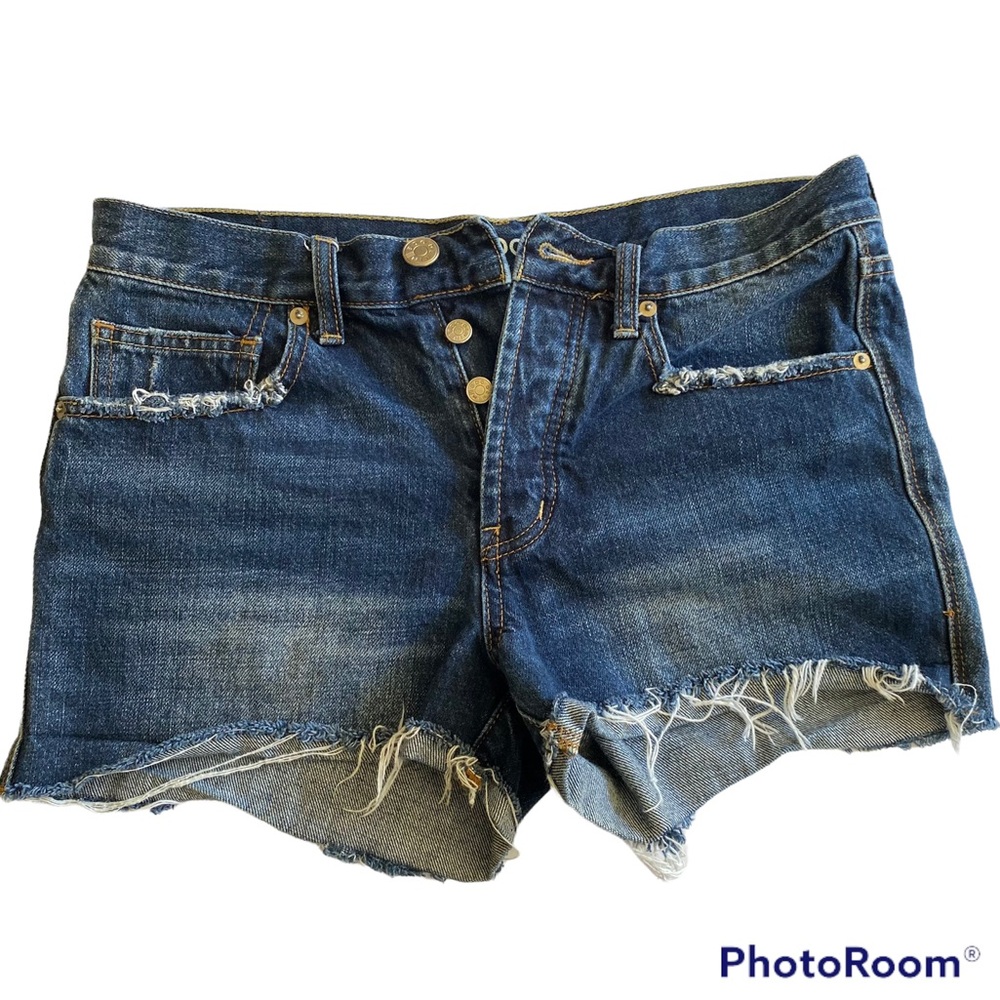 BDG Urban Outfitters Tom girl Button fly denim cut off jean shorts Size 26
